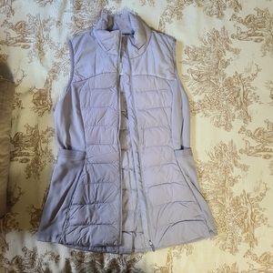 Lululemon Down For It All Vest Puffer Goose Dark Chrome Grey Size 6